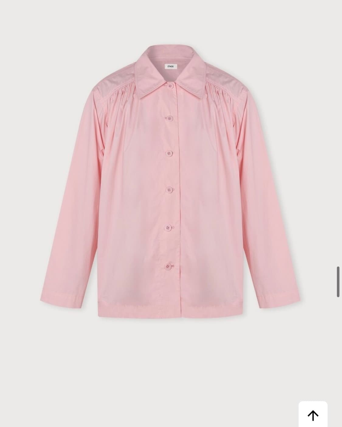 에토스 가든 셔츠 핑크 새상품 상품이미지8