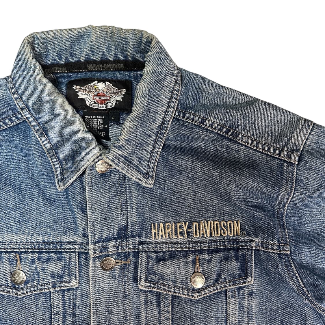 할리데이비슨 데님 자켓 L 상품이미지3