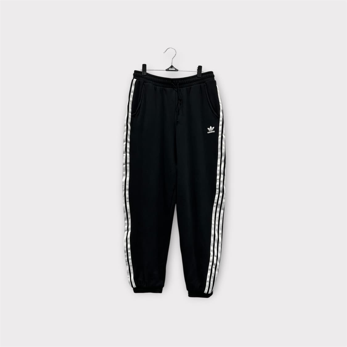 아디다스 트레포일 밴딩 조거 팬츠 L 삼선 블랙 상품이미지1