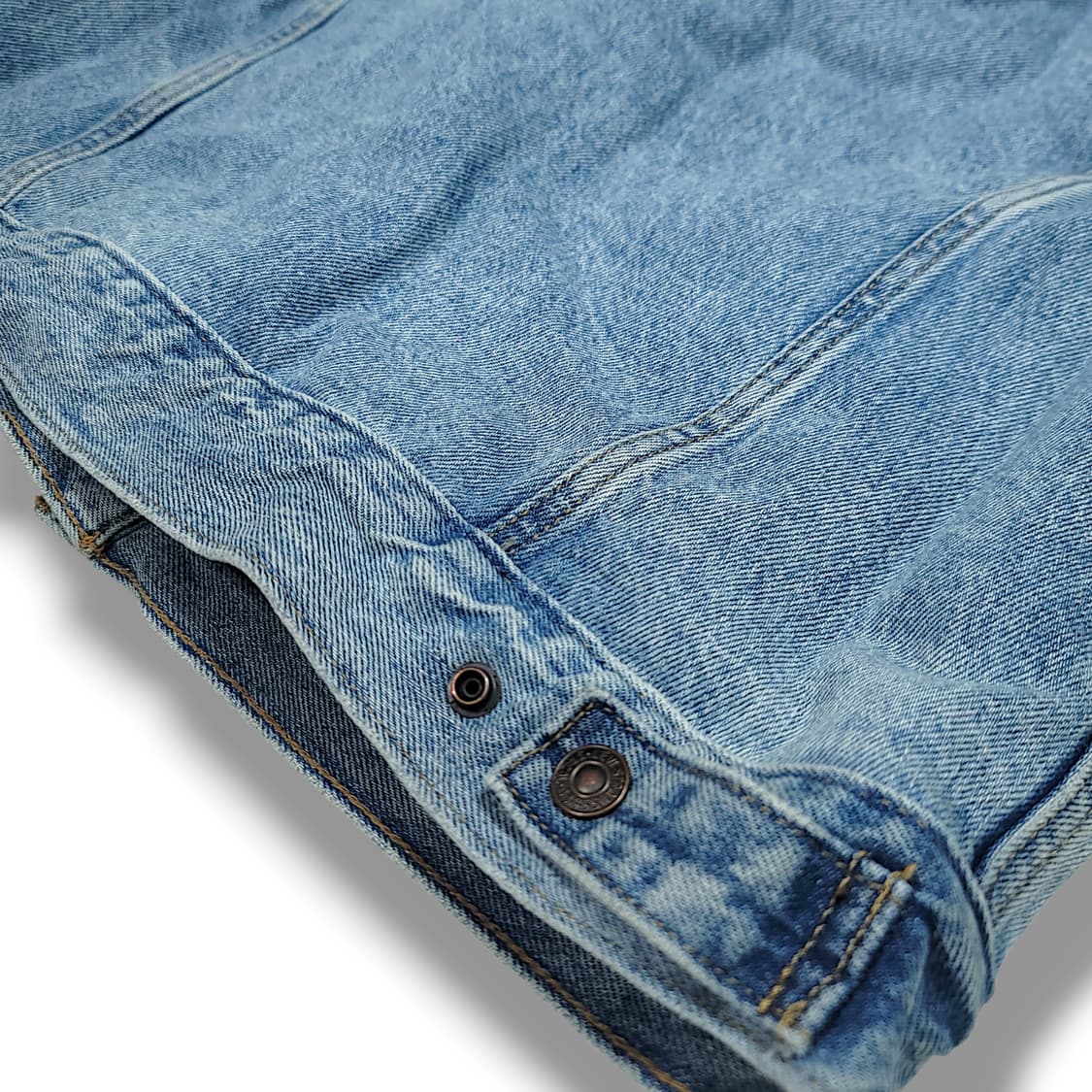 [M/90] 리바이스 우먼 보이핏 쉐르파 후드 트러커 자켓 상품이미지7