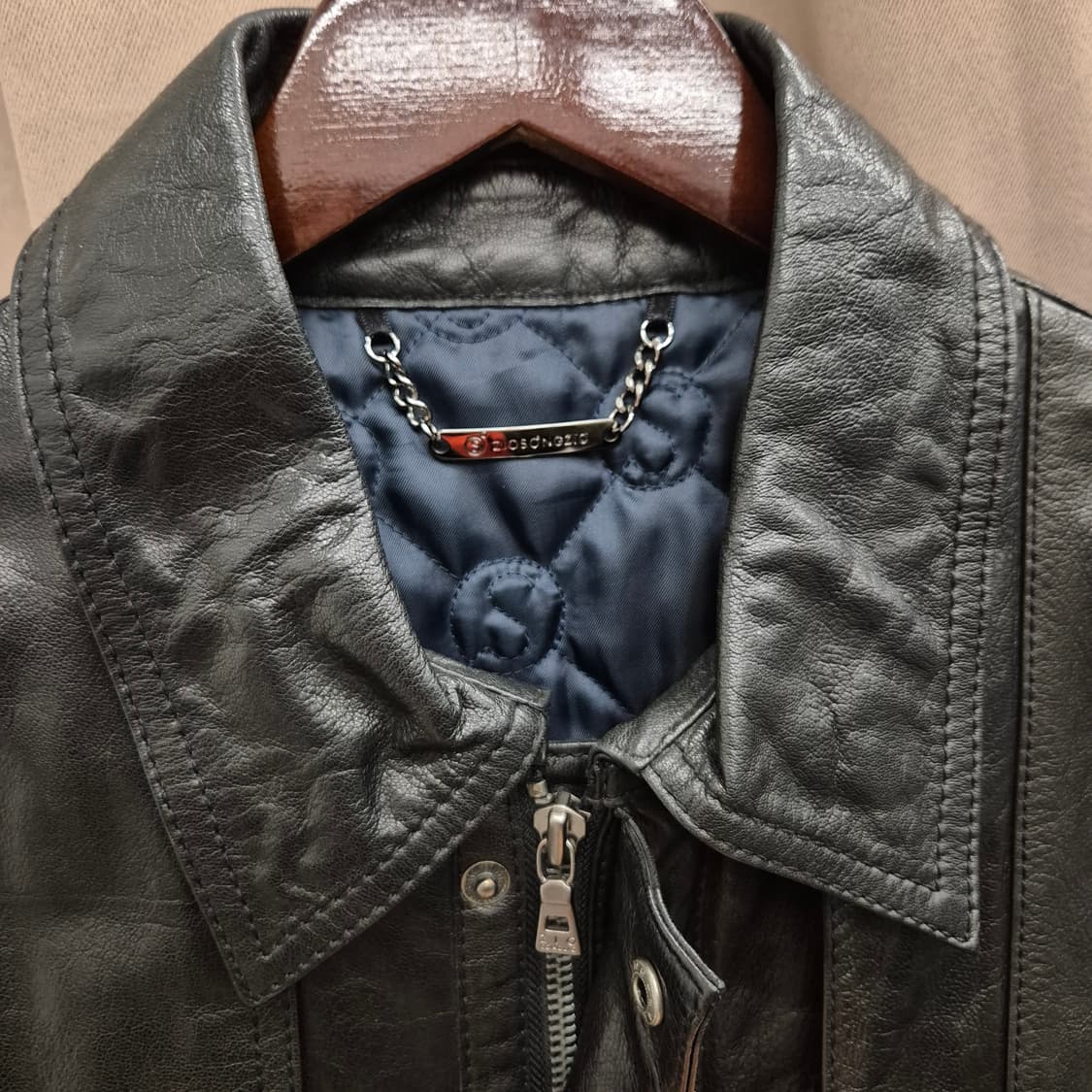 지오송지오 산양가죽 자켓 105 상품이미지3