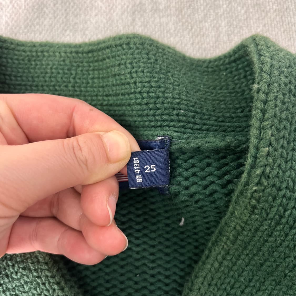 100 폴로랄프로렌 스포츠 브이넥 코튼 니트 상품이미지4