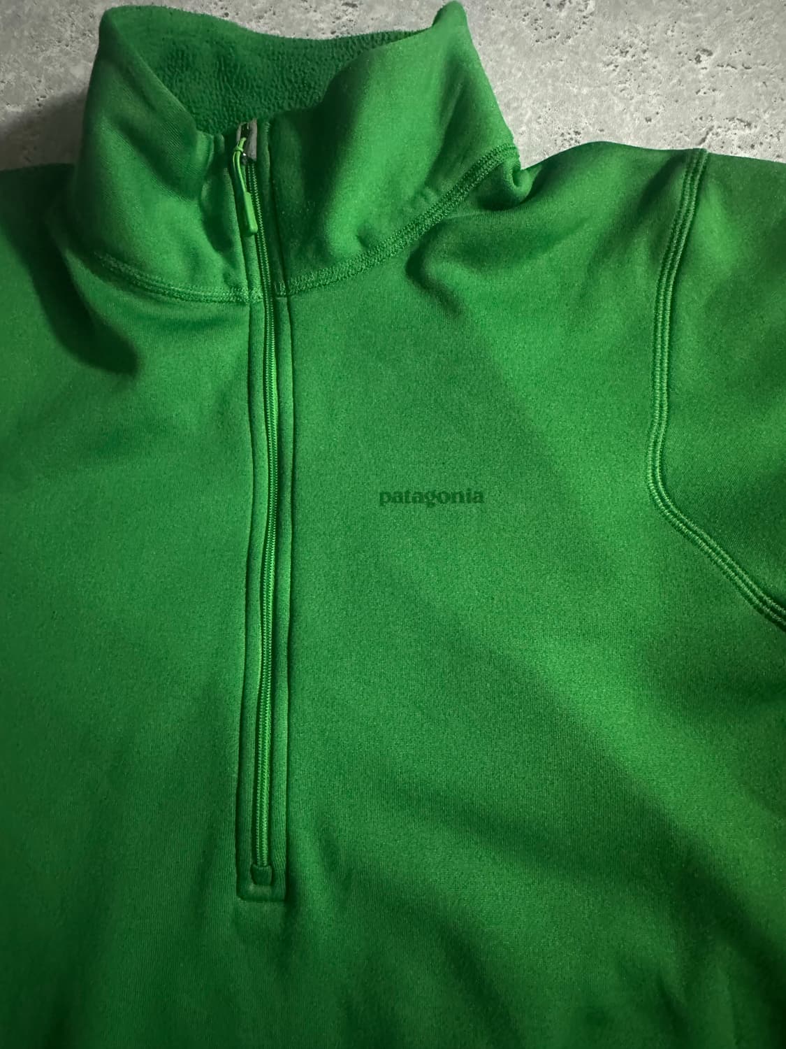 파타고니아 피톤 하이브리드 쿼터집 플리스 그린 상품이미지3