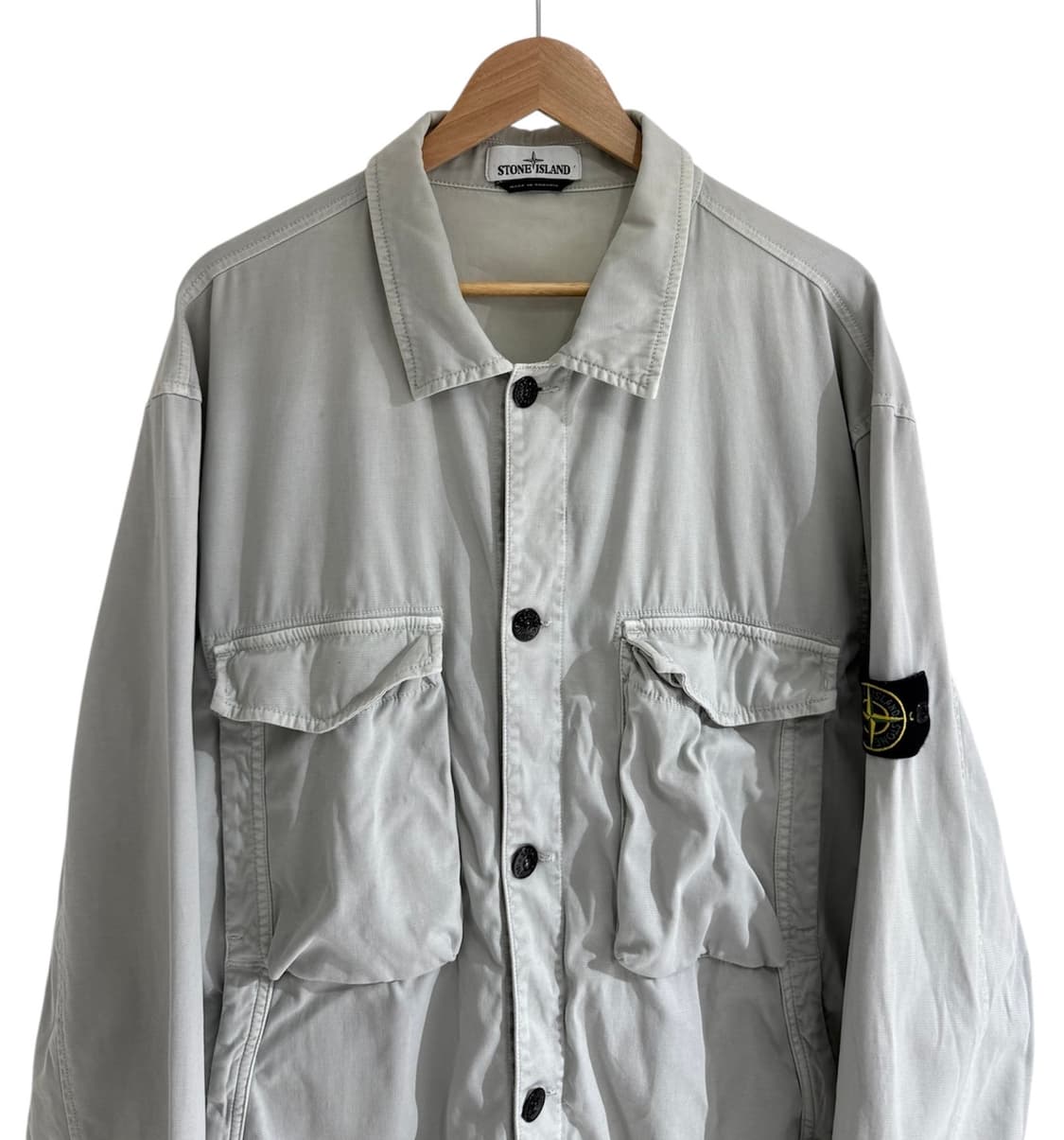 스톤아일랜드 올드 이펙트 오버셔츠 자켓 상품이미지3