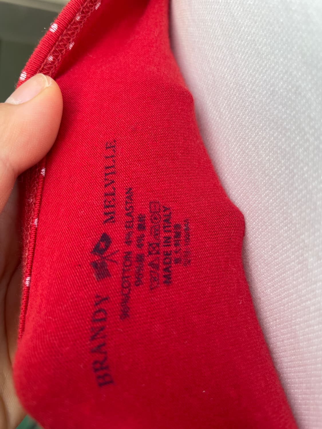 브랜디멜빌 땡땡이 레드 나시 상품이미지4