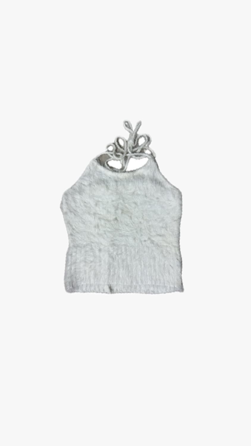 White Angora Layered Top 상품이미지1