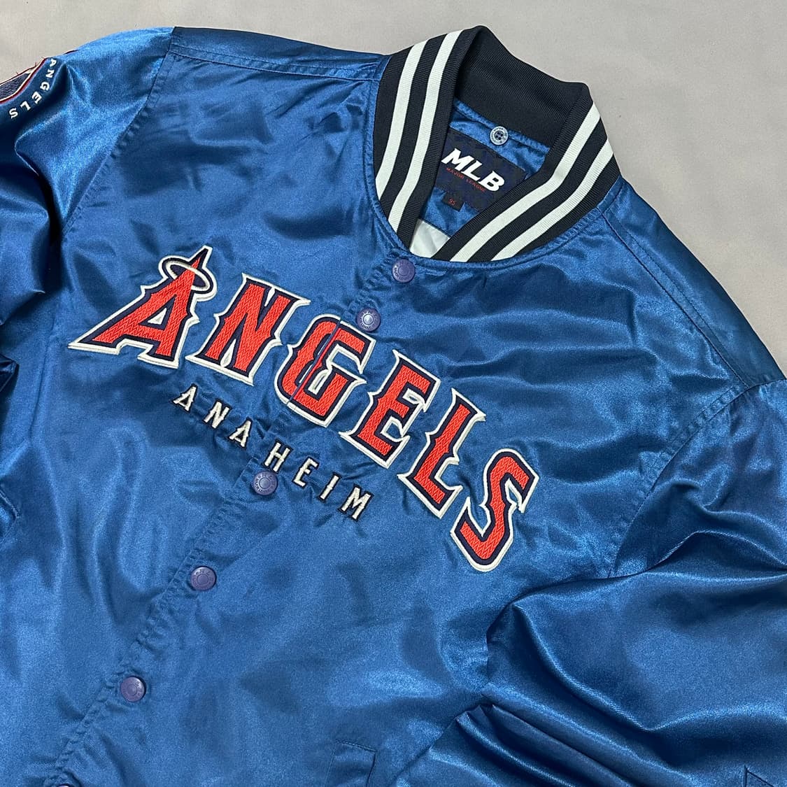 MLB 00s 로스앤젤레스 에인절스 새틴 야구점퍼 95 상품이미지4