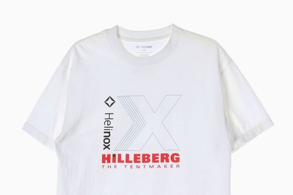 헬리녹스 x 힐레베르그 콜라보 그래픽 로고 티셔츠 화이트 M 상품이미지3