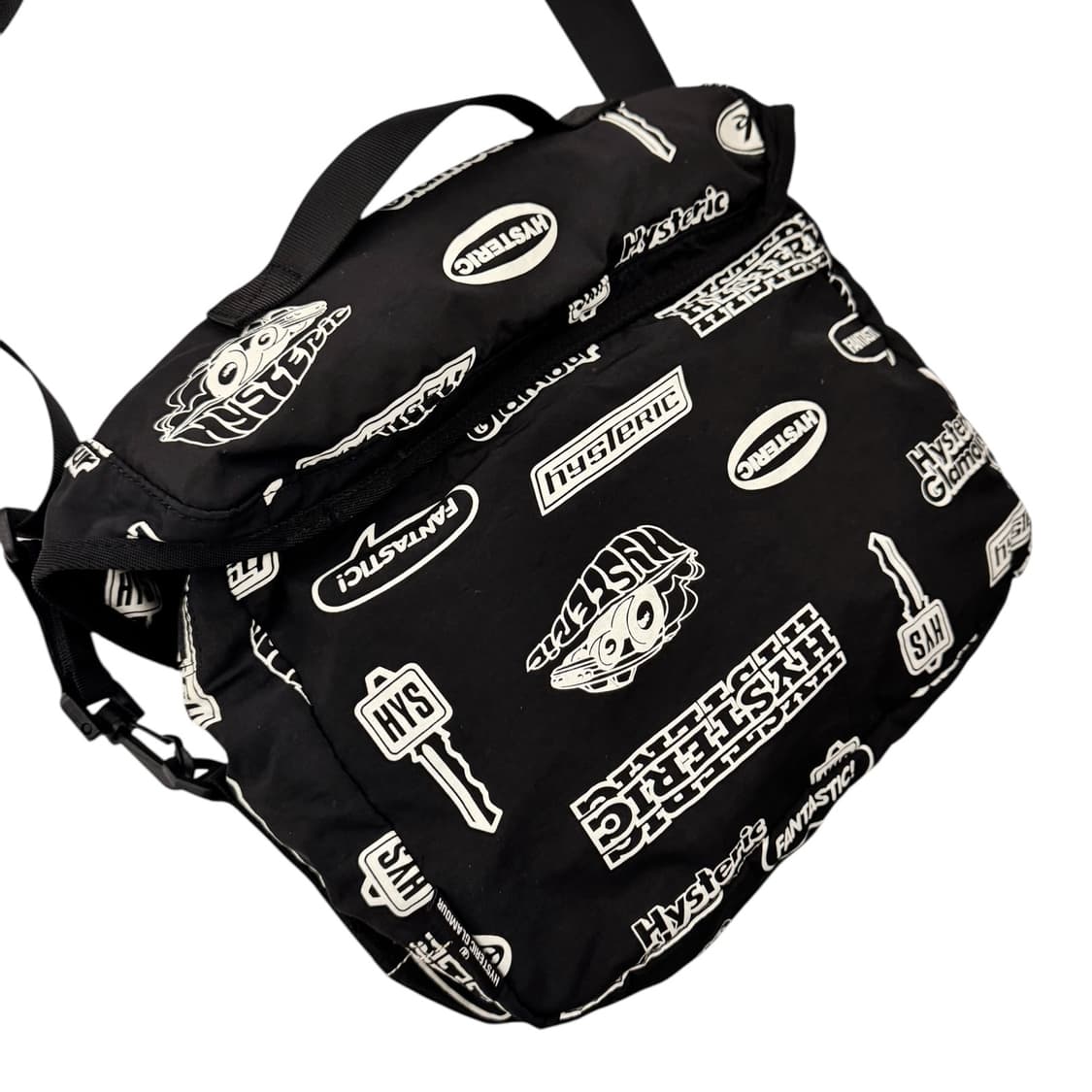 히스테릭글래머 프린티드 숄더백 블랙 상품이미지6