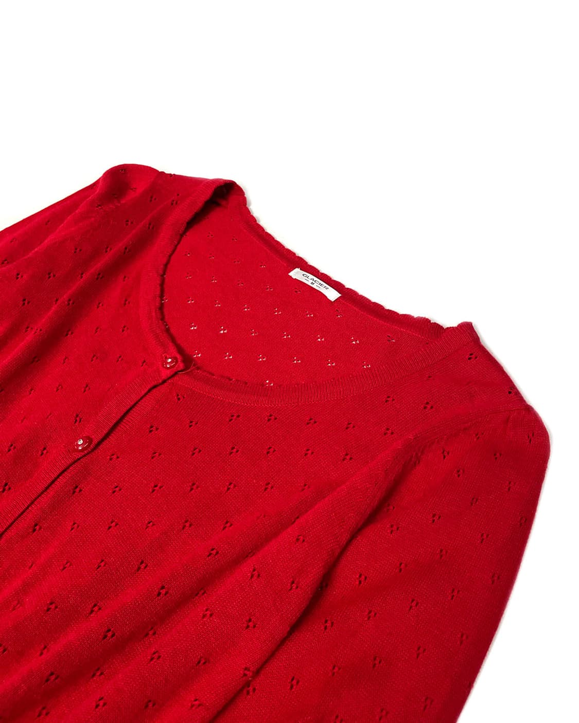 GLACIER 플라워 펀칭 가디건   상품이미지3