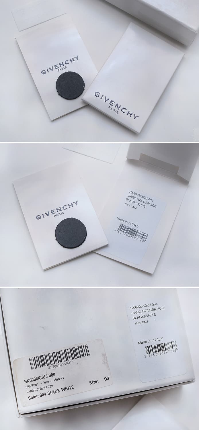 지방시 (GIVENCHY) 스플릿 레터링 로고 3cc 카드지갑 상품이미지10