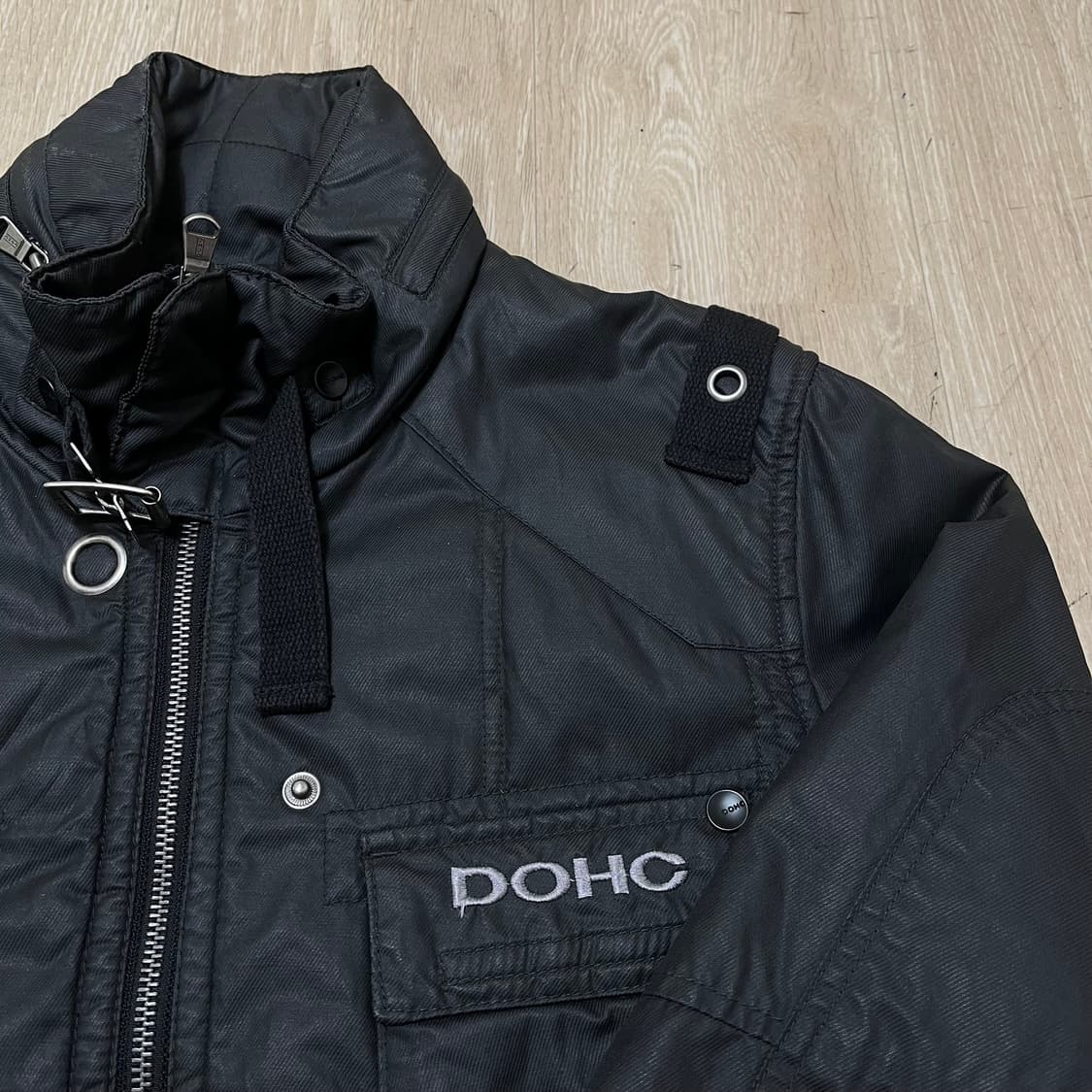 DOHC 포켓 야상 점퍼 자켓 블랙 M(95) 상품이미지2