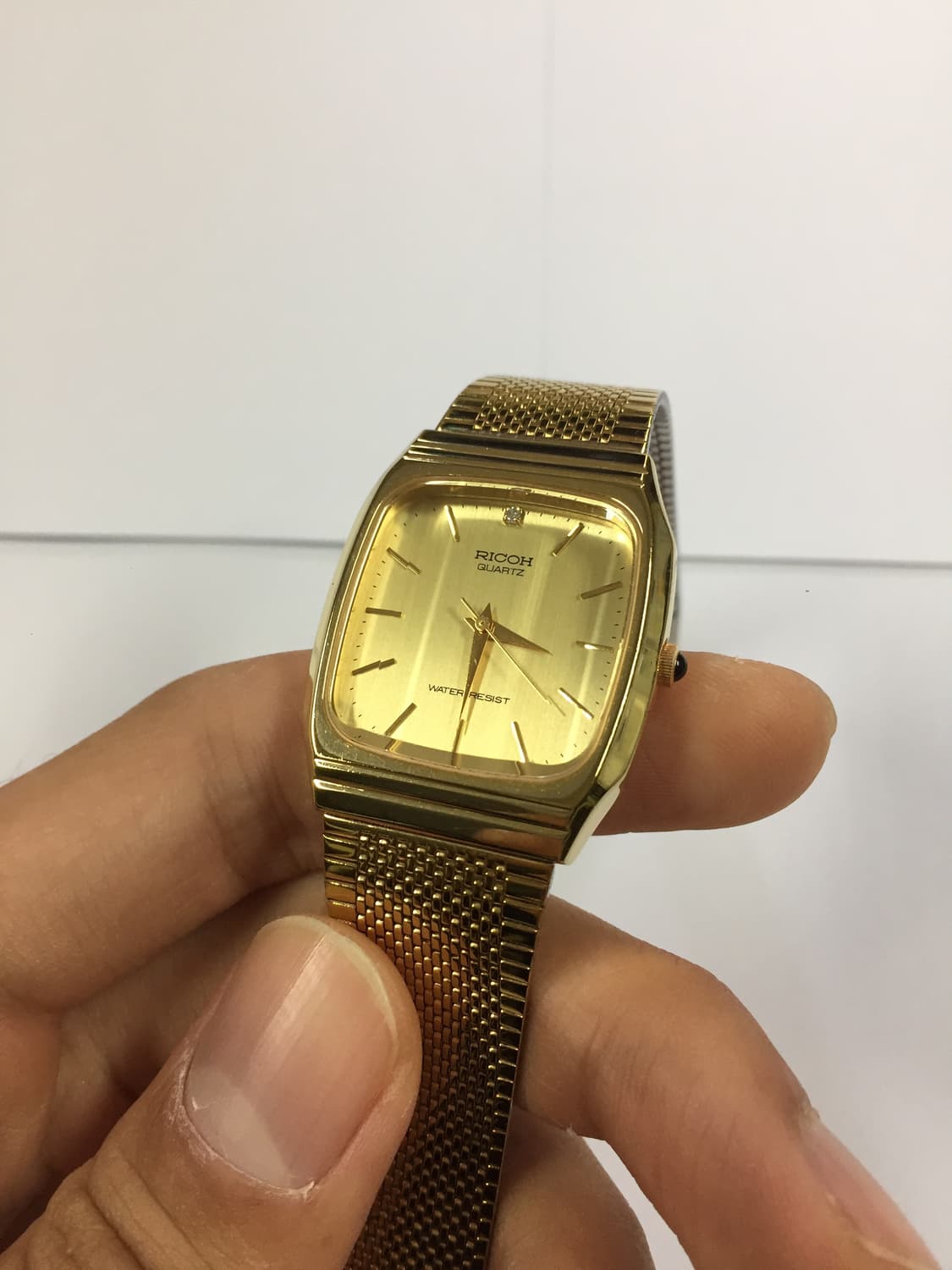 80s ricoh faceted quartz gold 상품이미지2