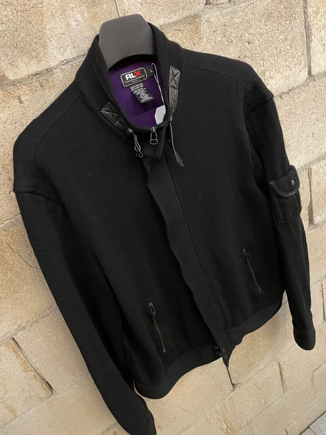 RLX 랄프로렌 니트 라이더 자켓 상품이미지3