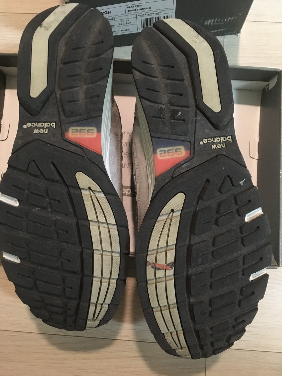 뉴발란스 992 메이드 인 USA 그레이 -D스탠다드 270 상품이미지4