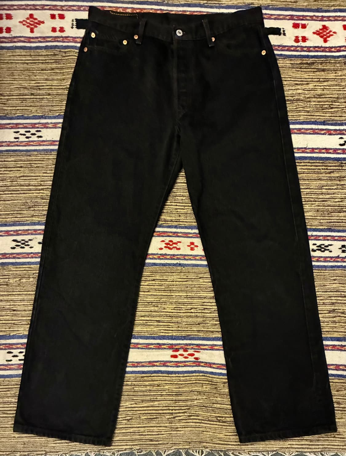 (34~35)00s Levis 리바이스 501 흑청 데님 블랙진 청바지 상품이미지1