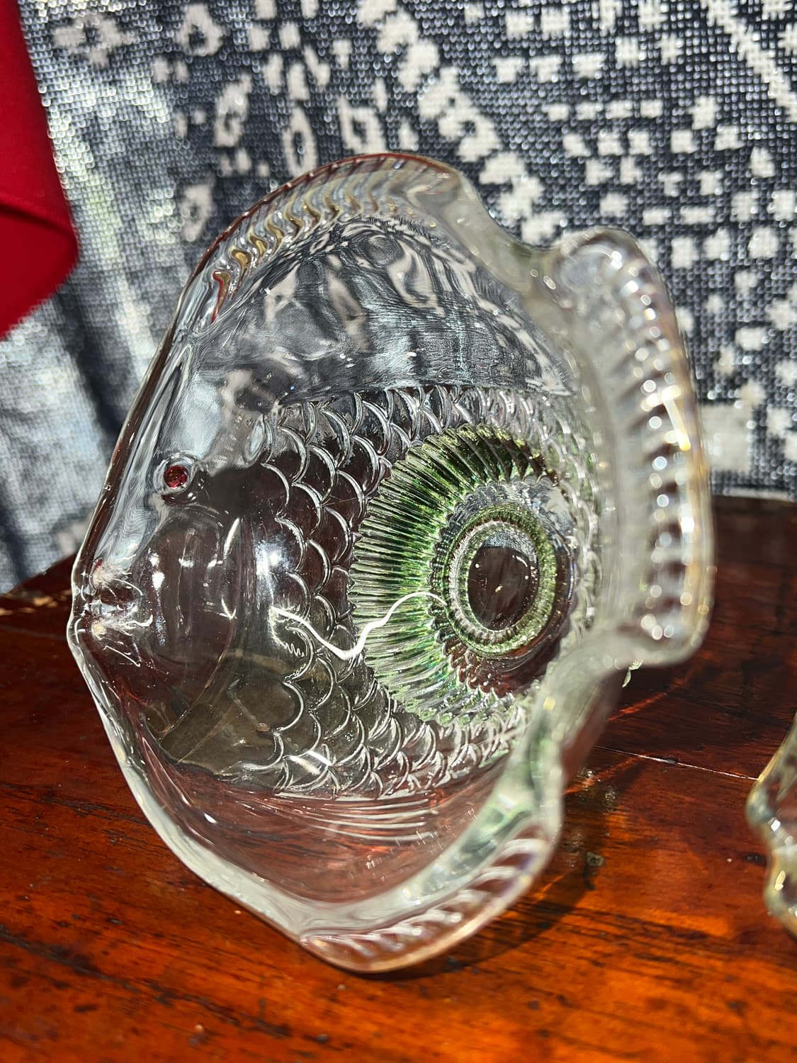 70s Korean Pressed Glass Fish bowl 상품이미지4