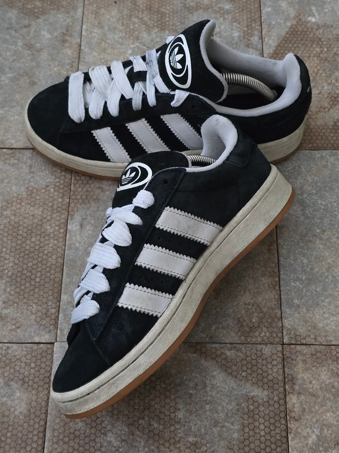 (250)아디다스 캠퍼스 00s 블랙 화이트  상품이미지5