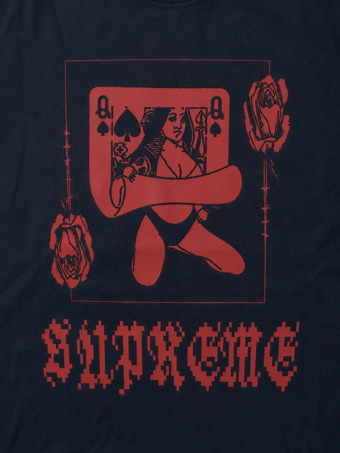 Supreme 슈프림 카드 모티브 반팔 티셔츠 상품이미지2