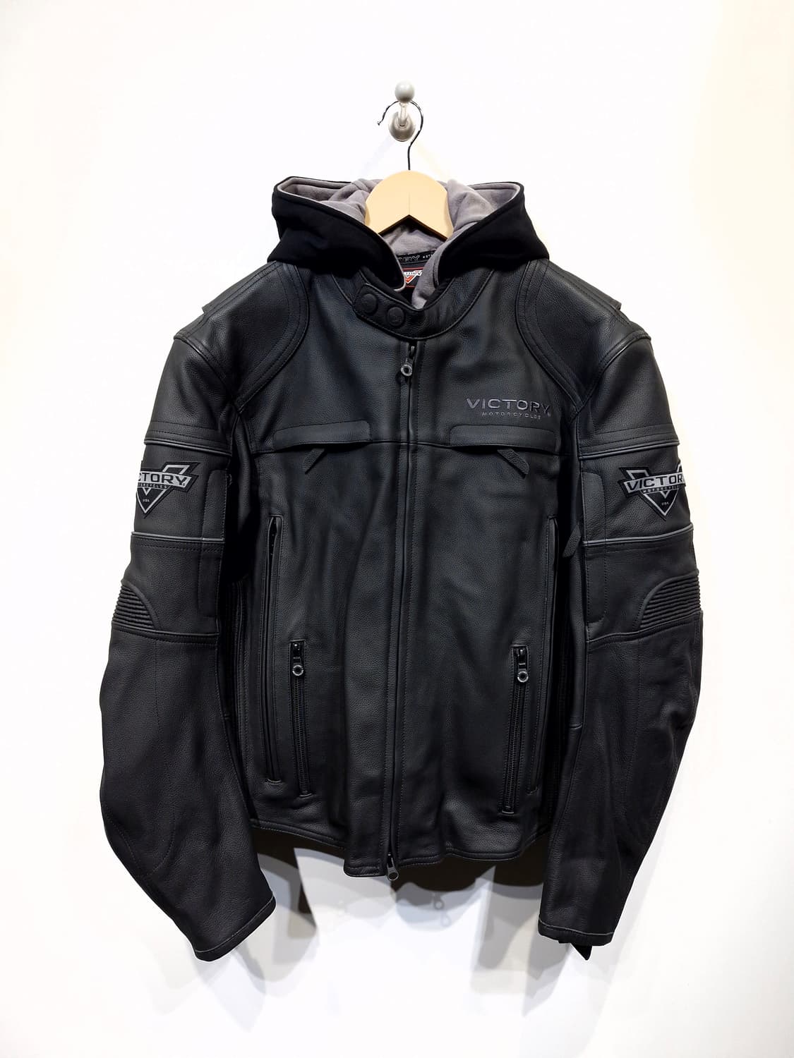 빅토리(VICTORY) 레이싱 레더 자켓 상품이미지2
