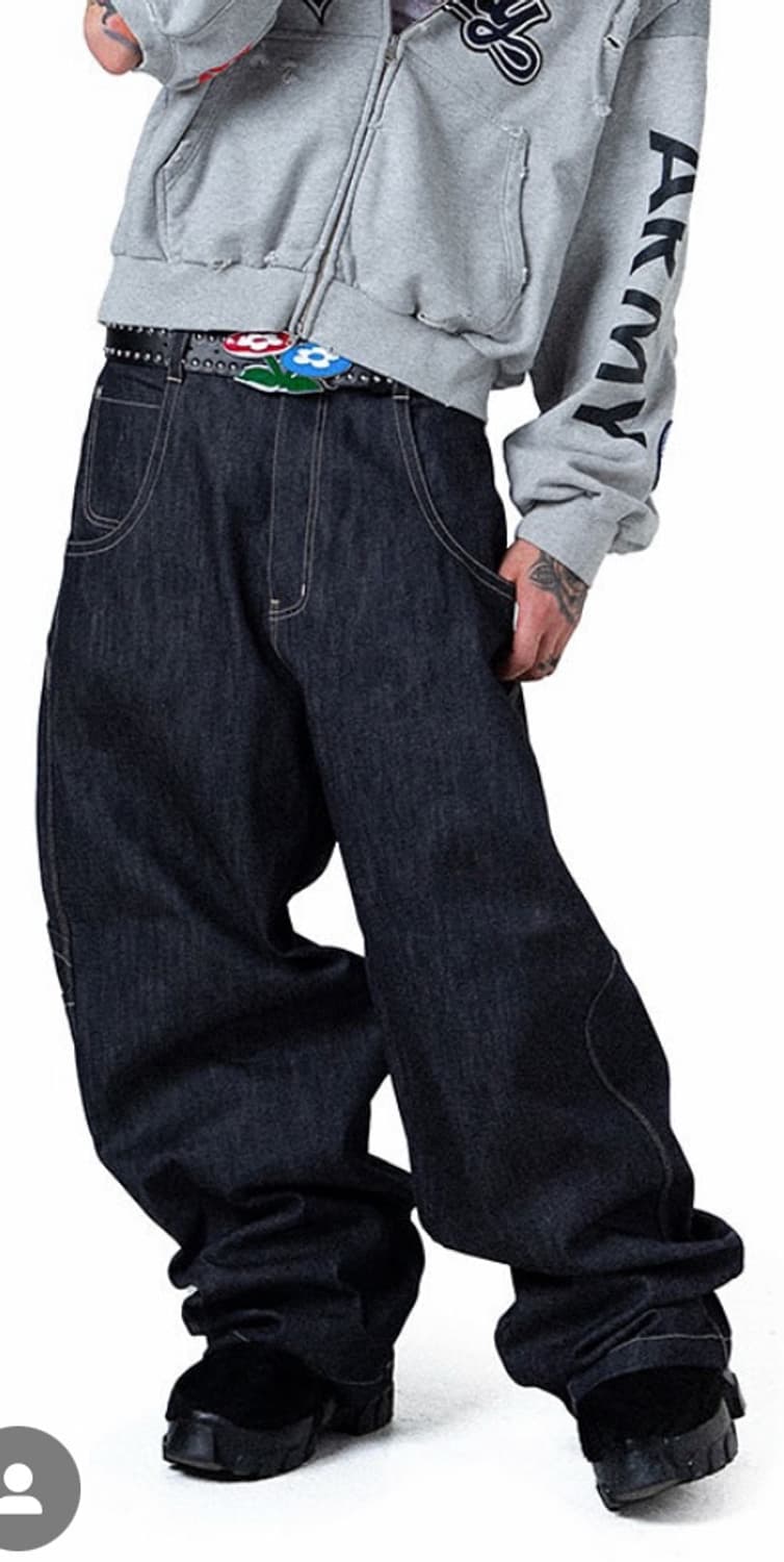Protocol index retro baggy denim pants 상품이미지1