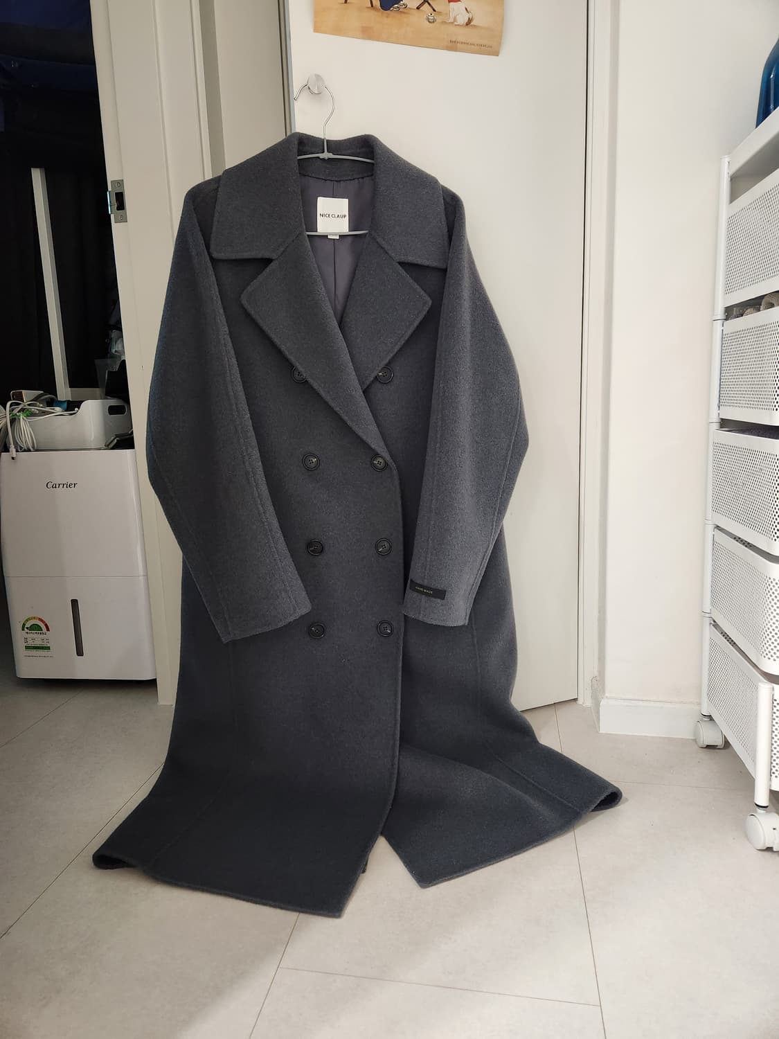 무배))나이스클랍 핸드메이드 울캐시코트 상품이미지1