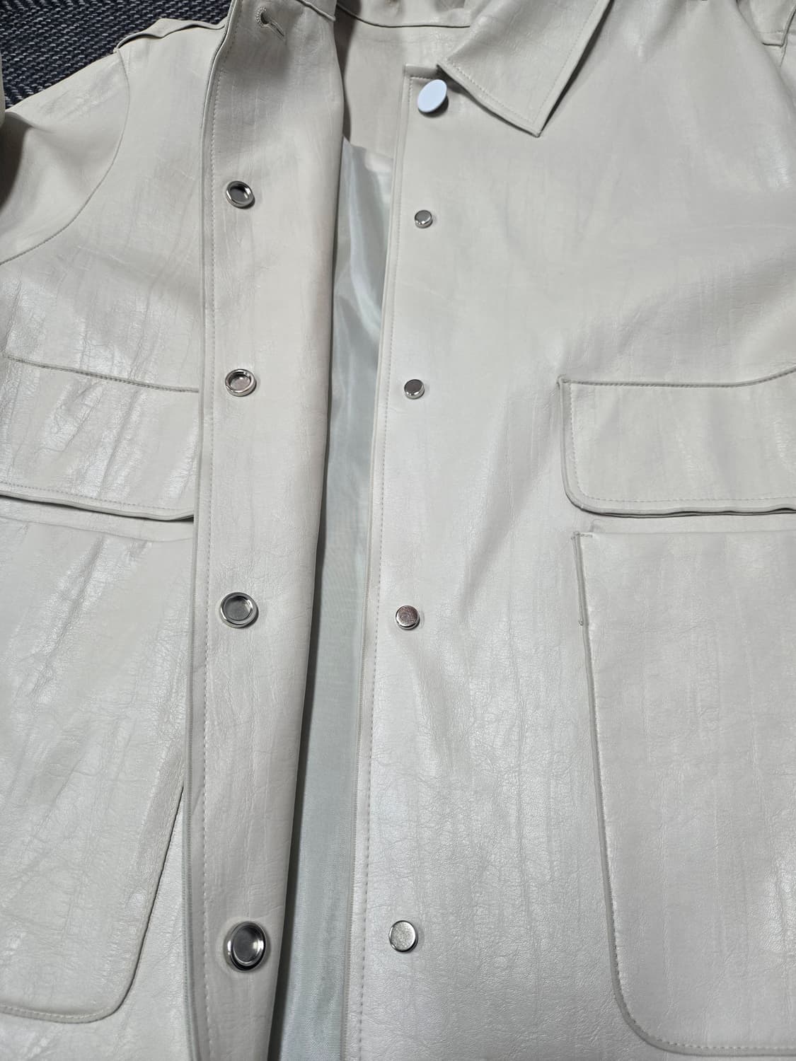 MARZ 마즈 레더자켓 오버핏 자켓 상품이미지5