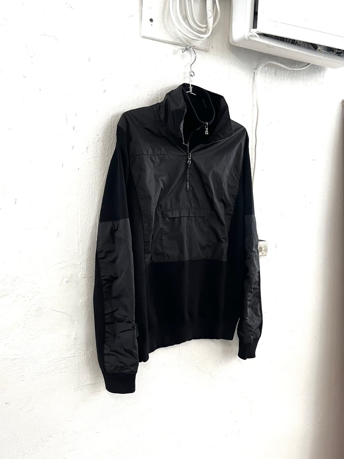 프라다 스포츠 2010AW 아카이브 유틸리티 울 니트 하프 집업 자켓 상품이미지2