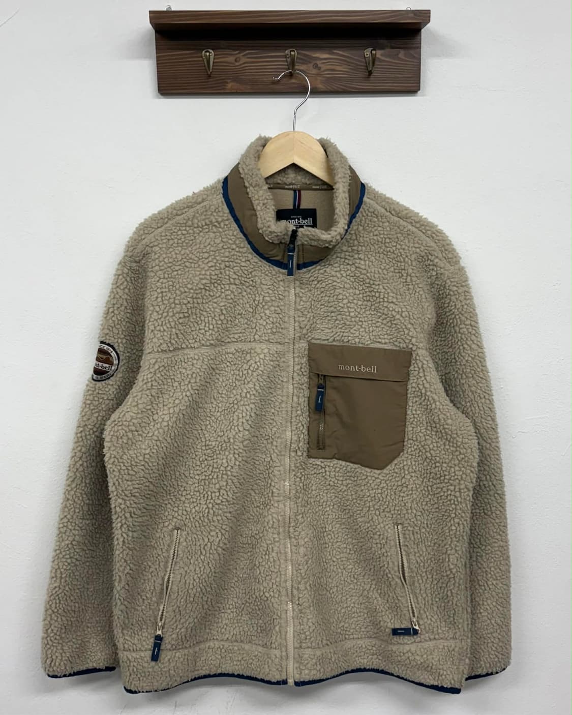 [110] 몽벨 스몰로고 양털 쉐르파 자켓 상품이미지1