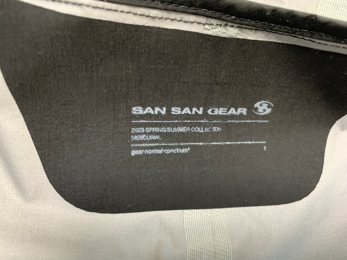 SANSAN GEAR 산산기어 23 SS 3L Jacket Black 상품이미지2