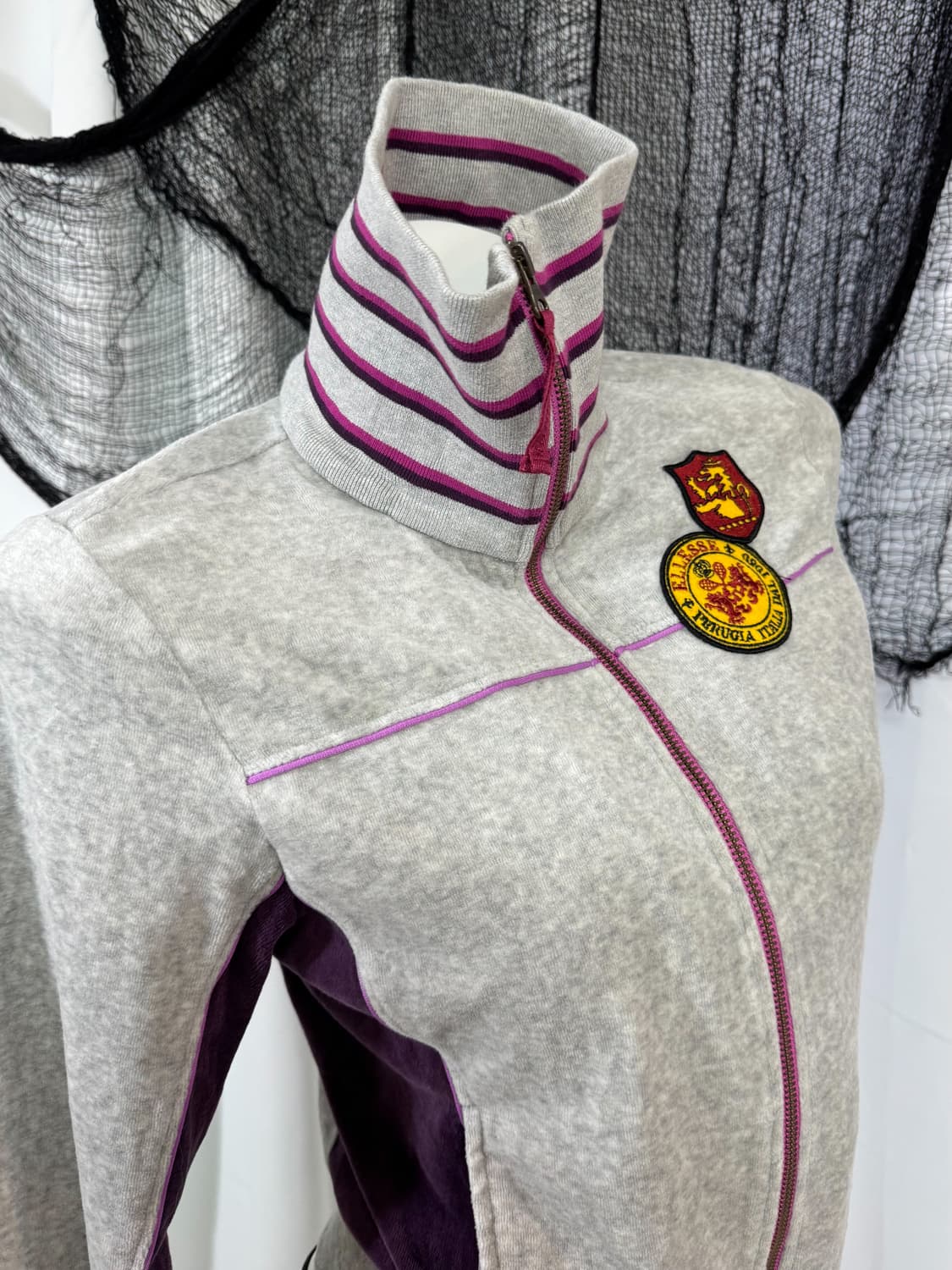 velvet zip up 상품이미지2