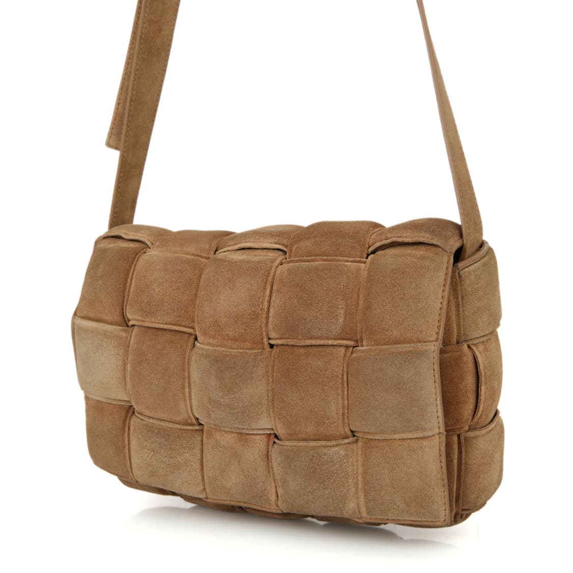 보테가베네타 패디드 패딩 카세트백 스웨이드 크로스 591970 상품이미지2