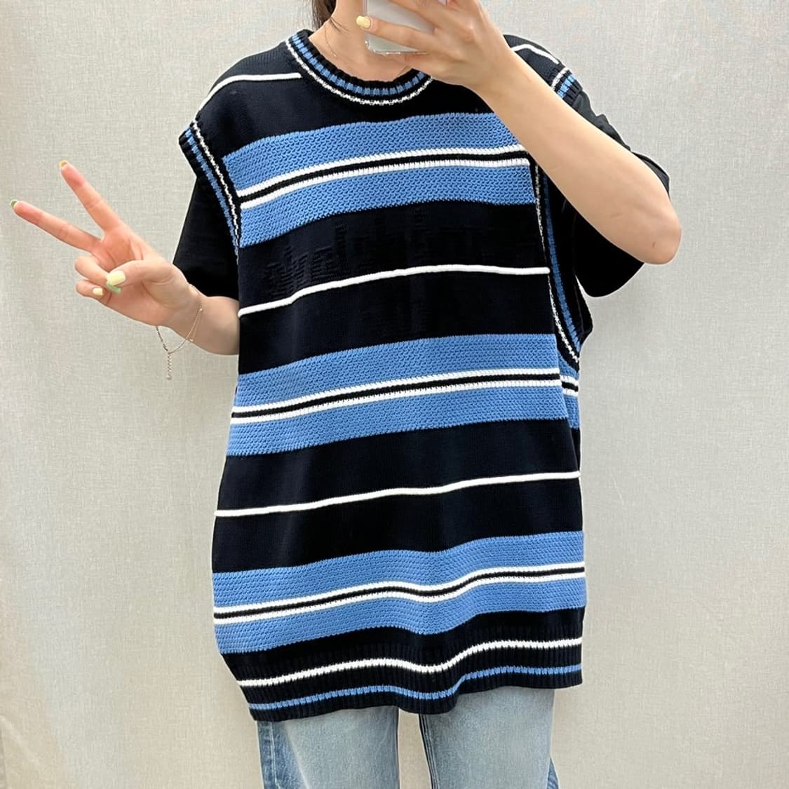 아크메드라비 니트 베스트/#3640 상품이미지3