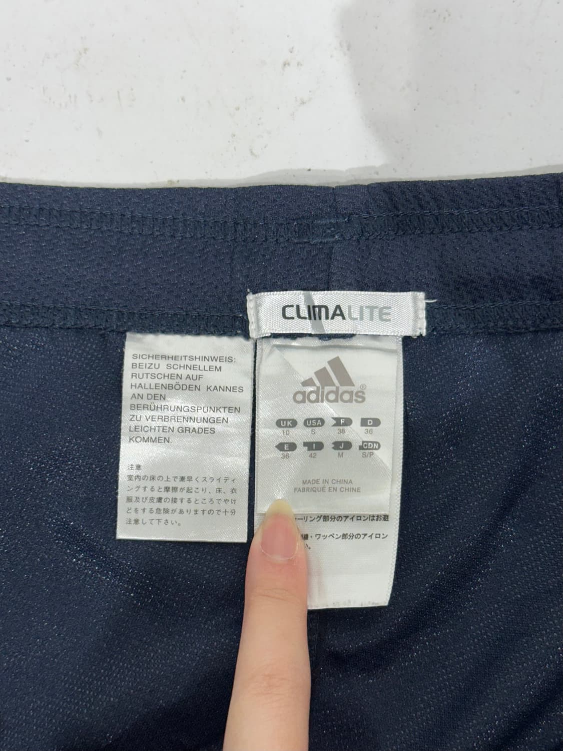 아디다스 네이비 핑크 삼선 와이드 팬츠 M 상품이미지7