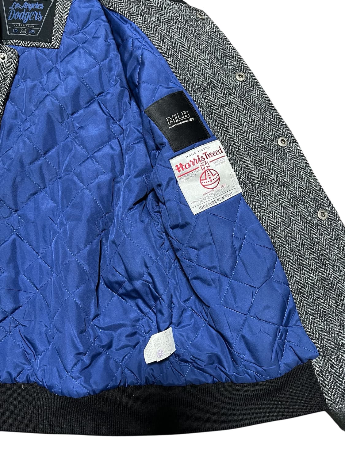 MLB 헤리스트위드 양가죽 야구점퍼 바스킷쟈켓 상품이미지9