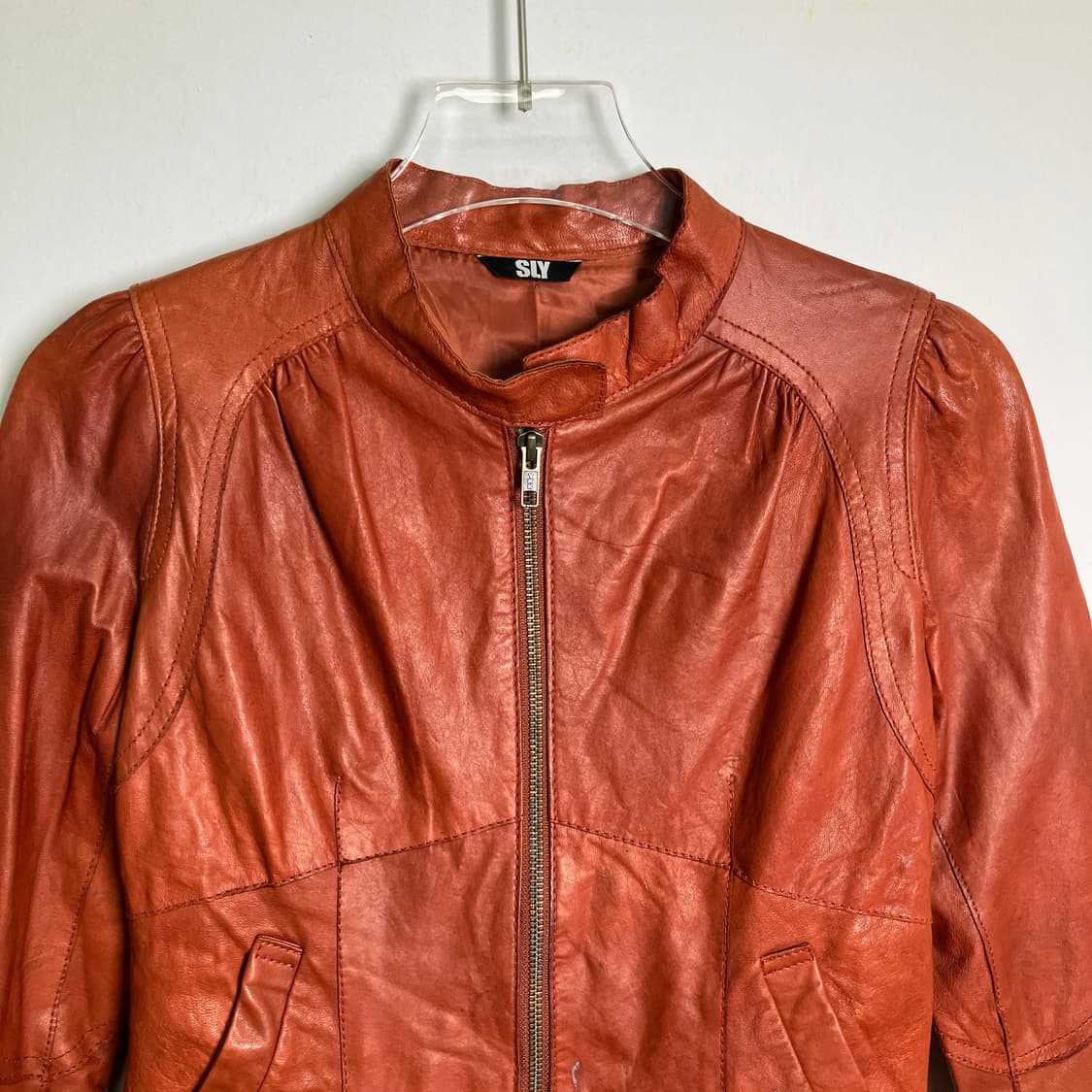 SLY 슬라이 램스킨 레더 자켓 상품이미지4