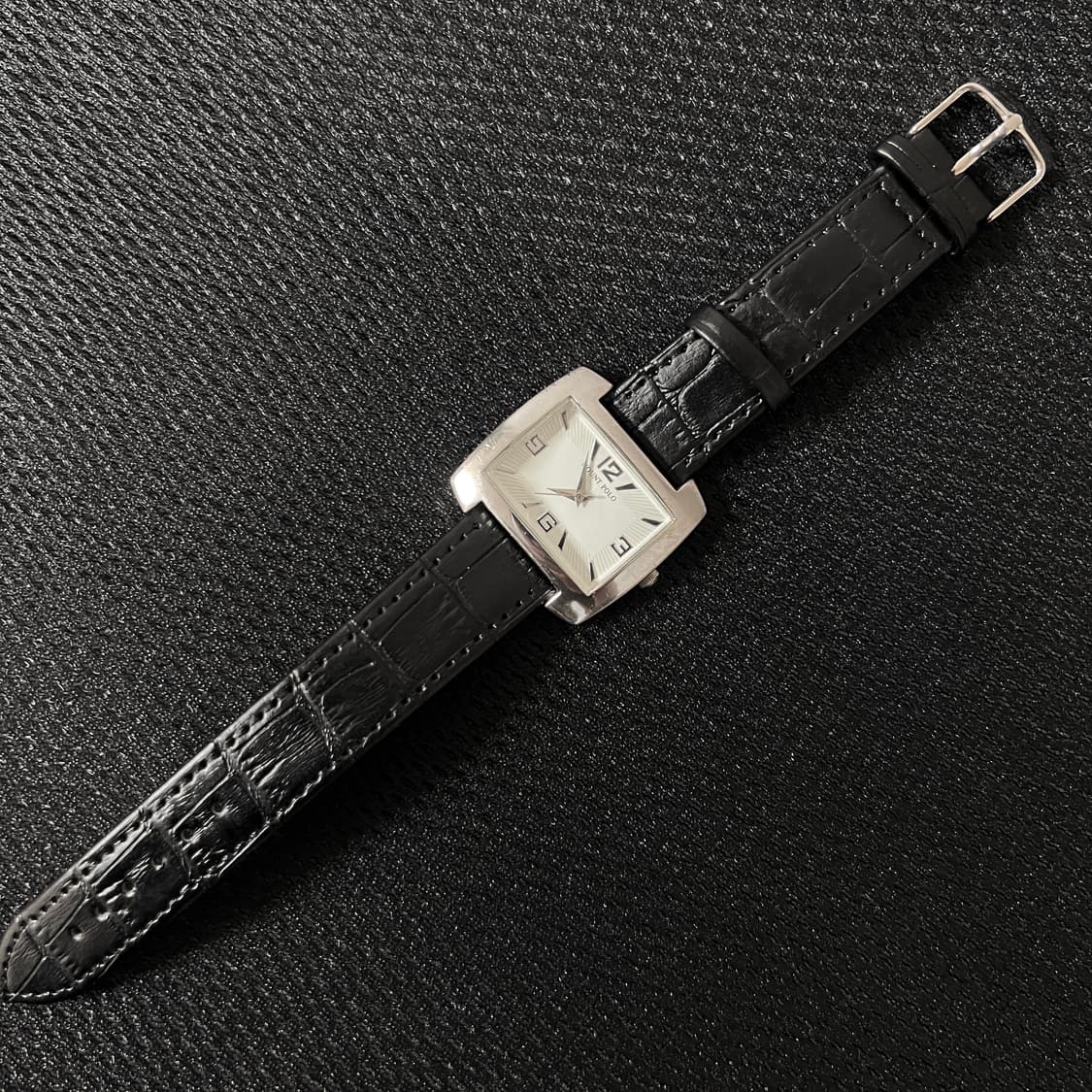 MOUNT POLO black leather watch 상품이미지1