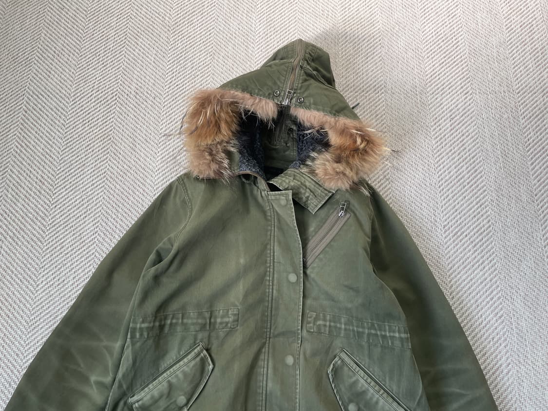 빈티지 M-51 퍼 트리밍 피쉬테일 밀리터리 파카 J03545 상품이미지4