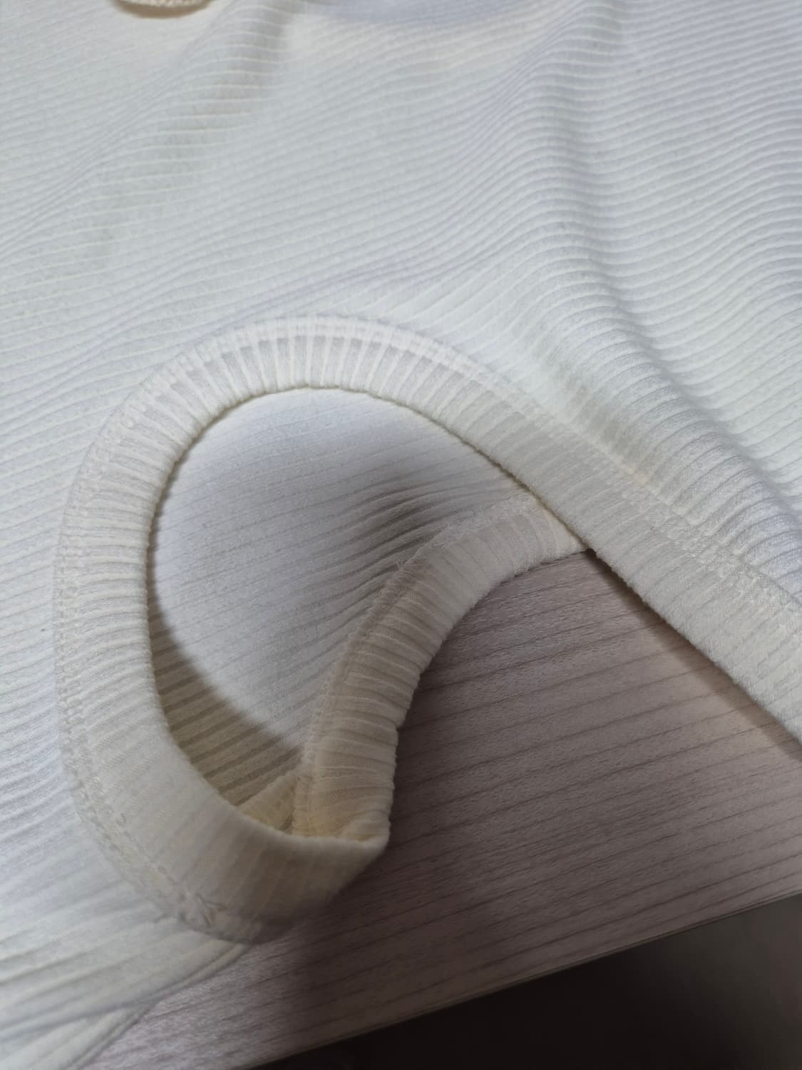 RECTO 렉토 써큘러 컷아웃 슬리브리스 저지 탑 S 상품이미지2