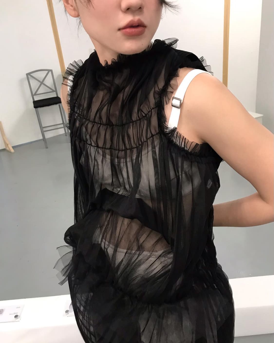 2024 shasha black dress + inner dress 상품이미지1