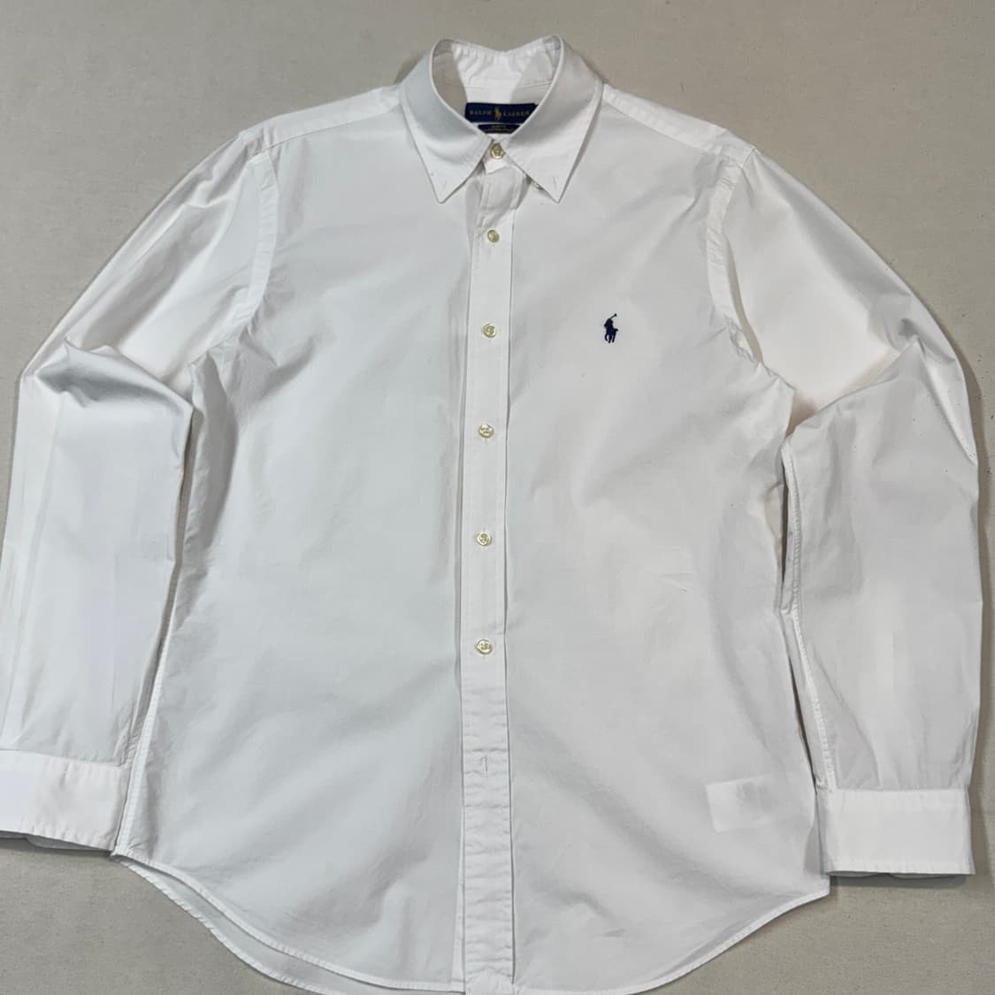 M) 폴로 랄프로렌 클래식 화이트 포플린 셔츠 슬림핏 상품이미지2