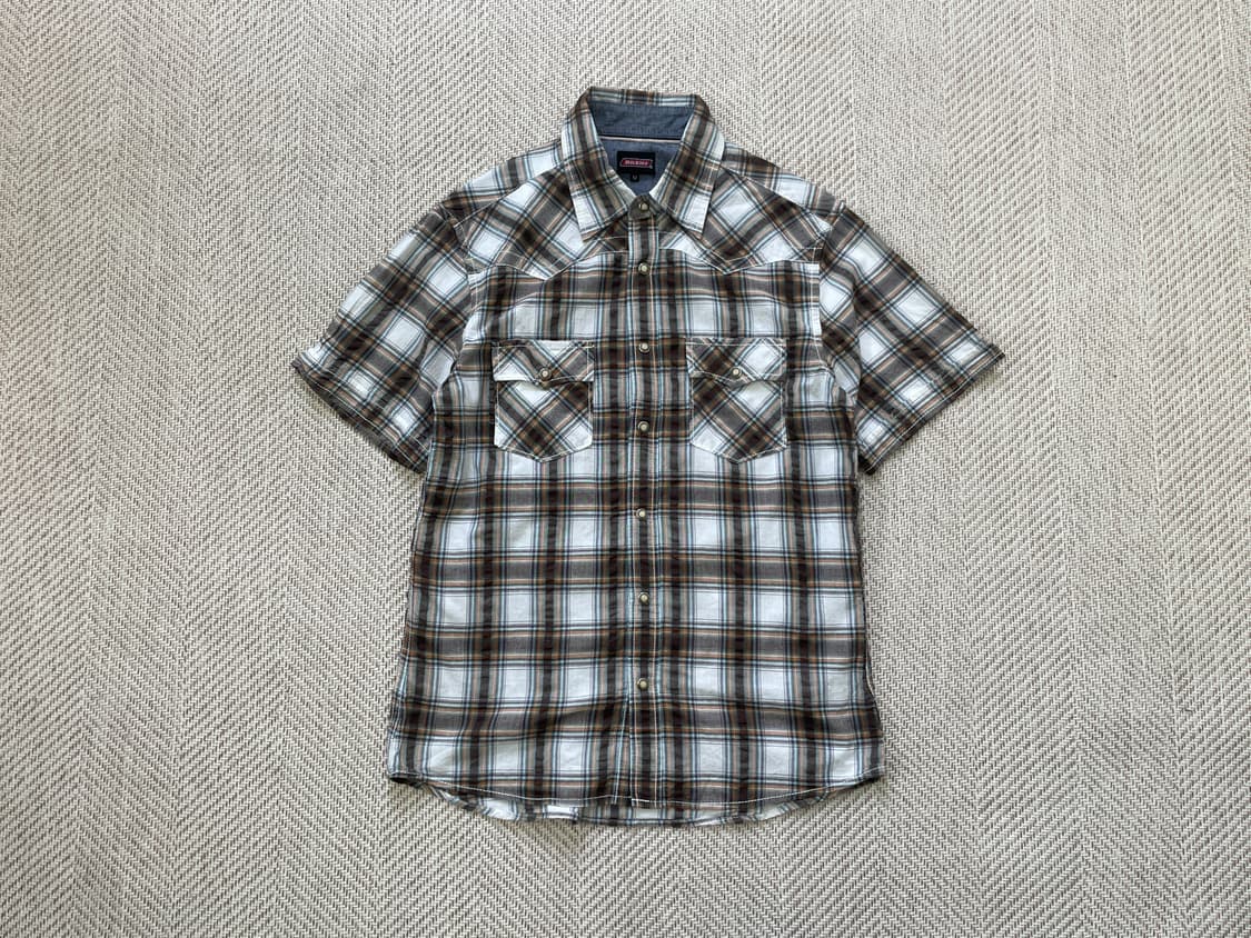 디키즈 웨스턴 체크 반팔 셔츠 J04204 상품이미지1