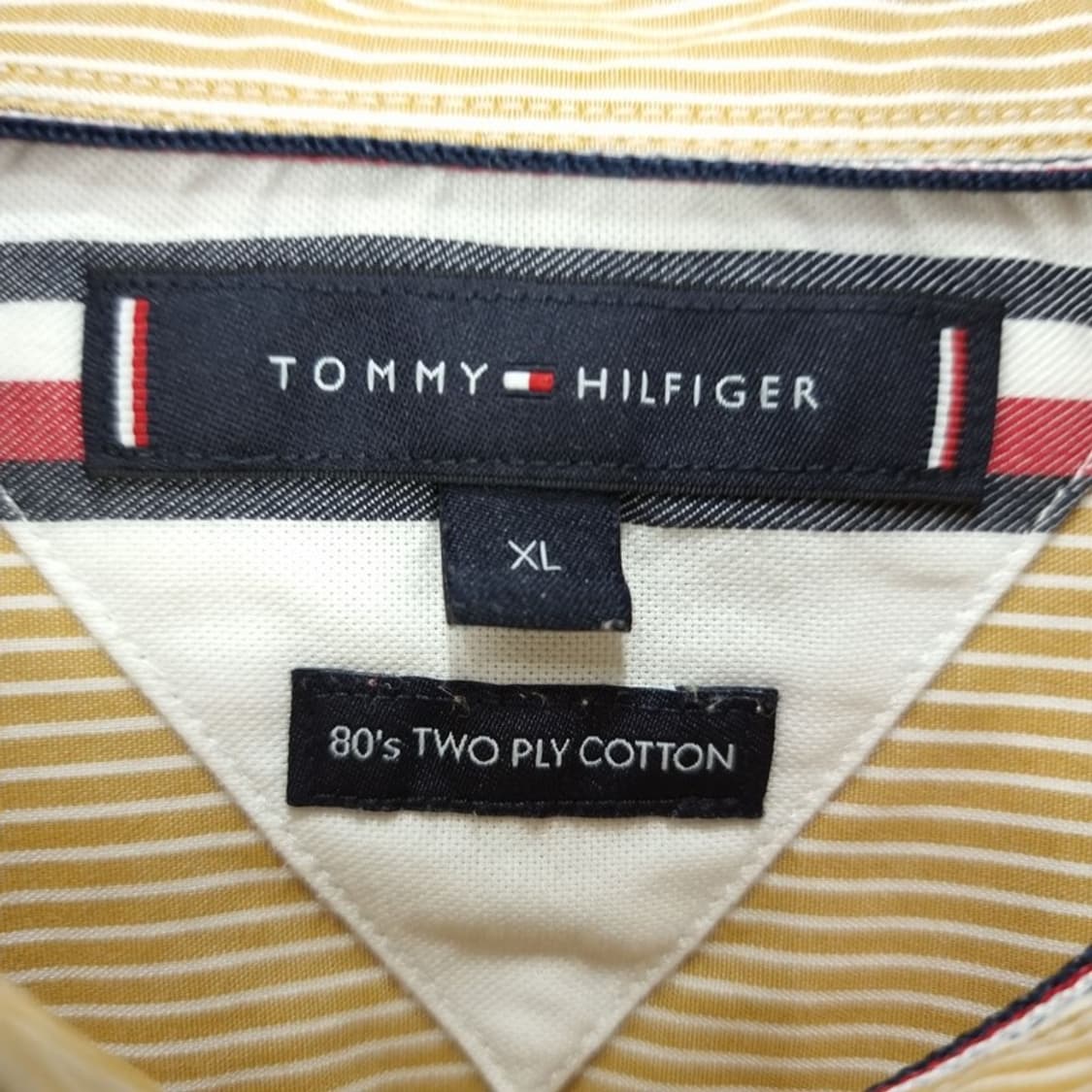 [타미힐피거] 로고 자수 스트라이프 셔츠 M20098 상품이미지8