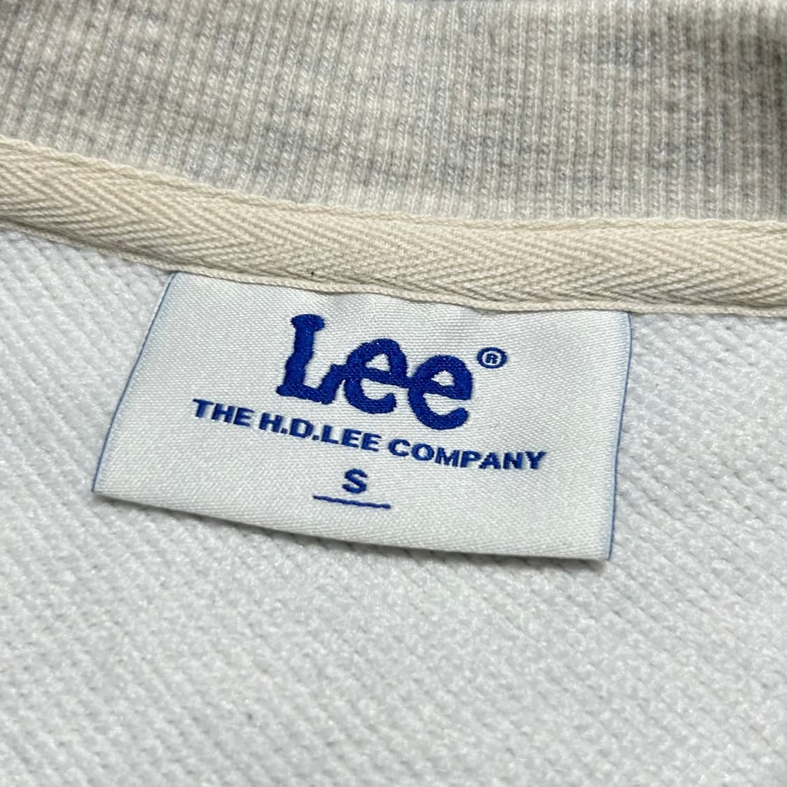 [S] Lee 리 오트밀 미드웨이트 맨투맨 상품이미지4