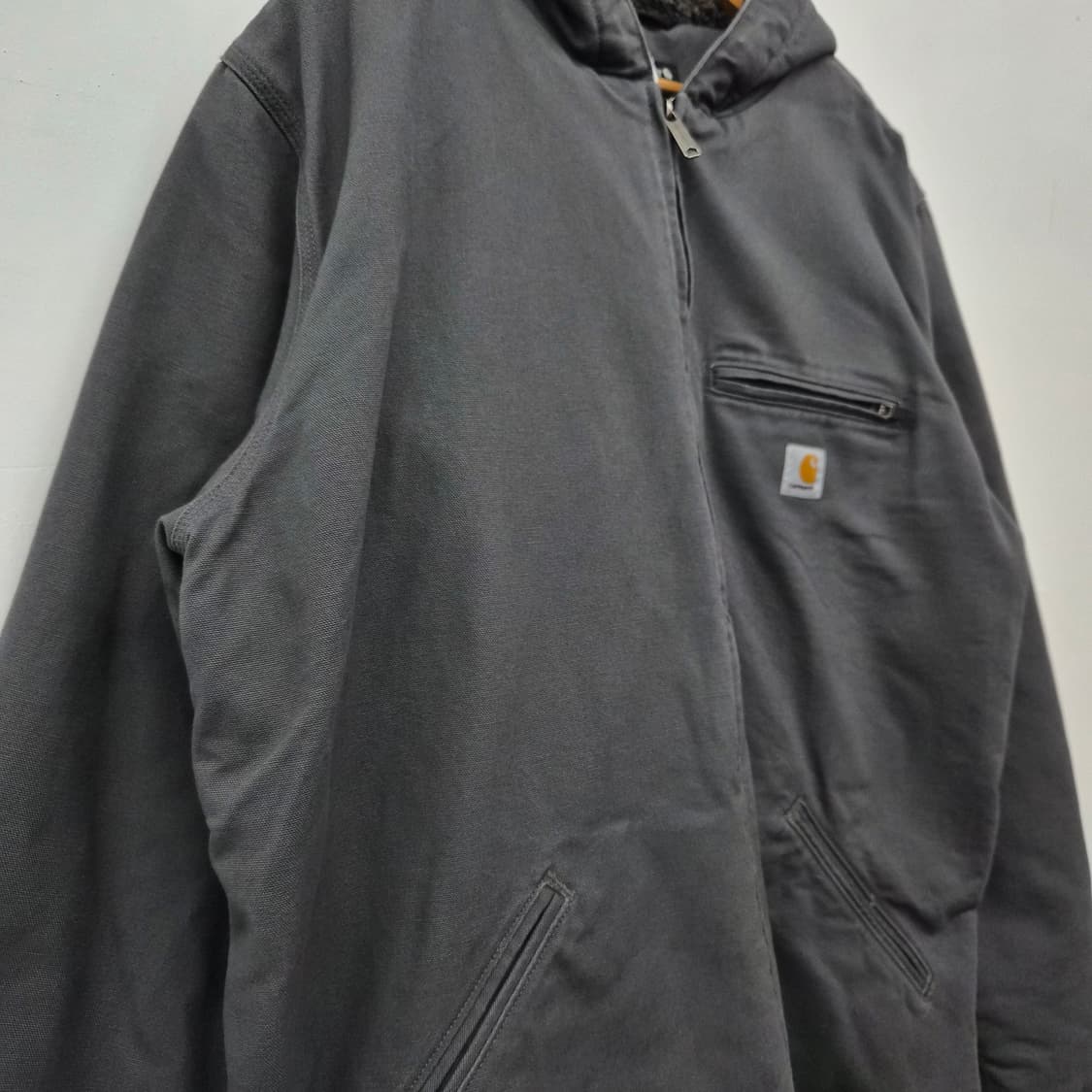 칼하트 워시드 덕 셰르파 안감 자켓 차콜색 남성 XL 상품이미지2