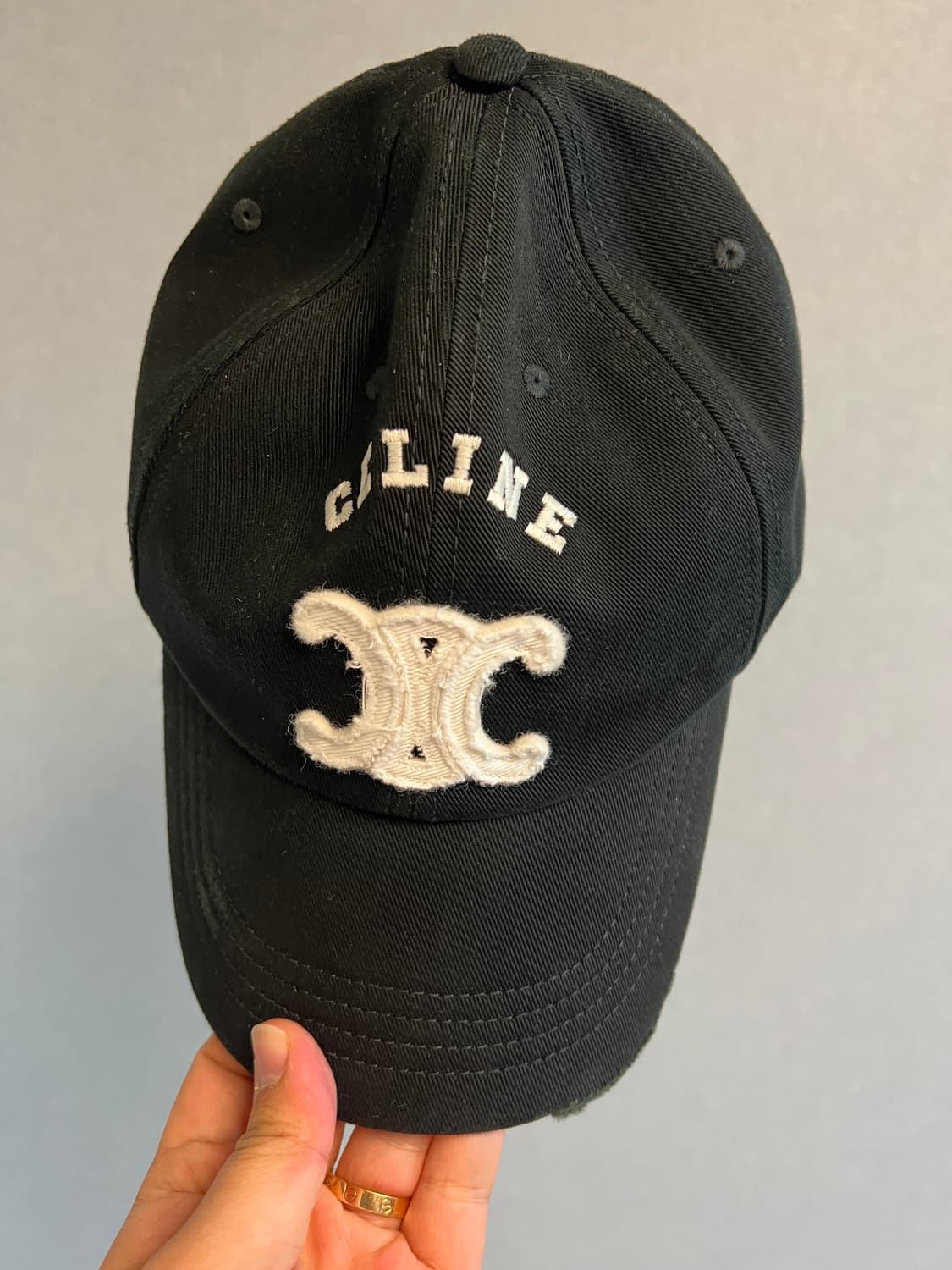 셀린느 블랙 볼캡 모자(L사이즈) 상품이미지1