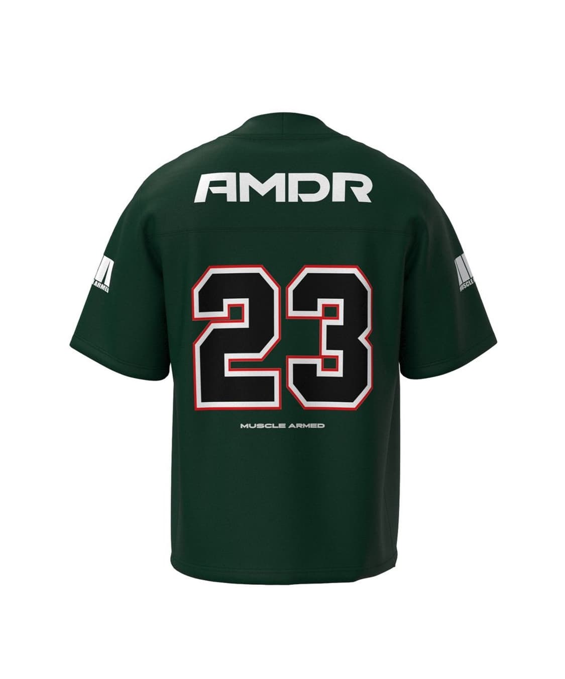 머슬암드 ARMED 23 저지 반팔 티셔츠 그린 XXL 상품이미지2