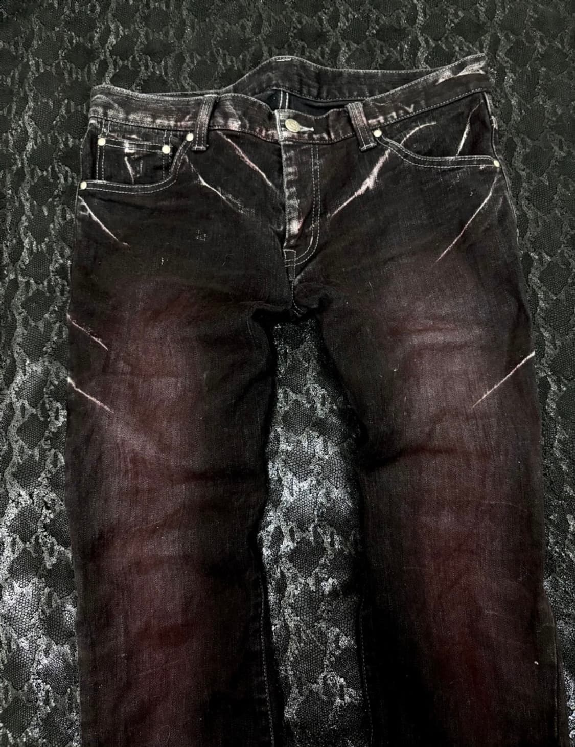 TORNADO MART 00’s Archive burgundy Cra 상품이미지3