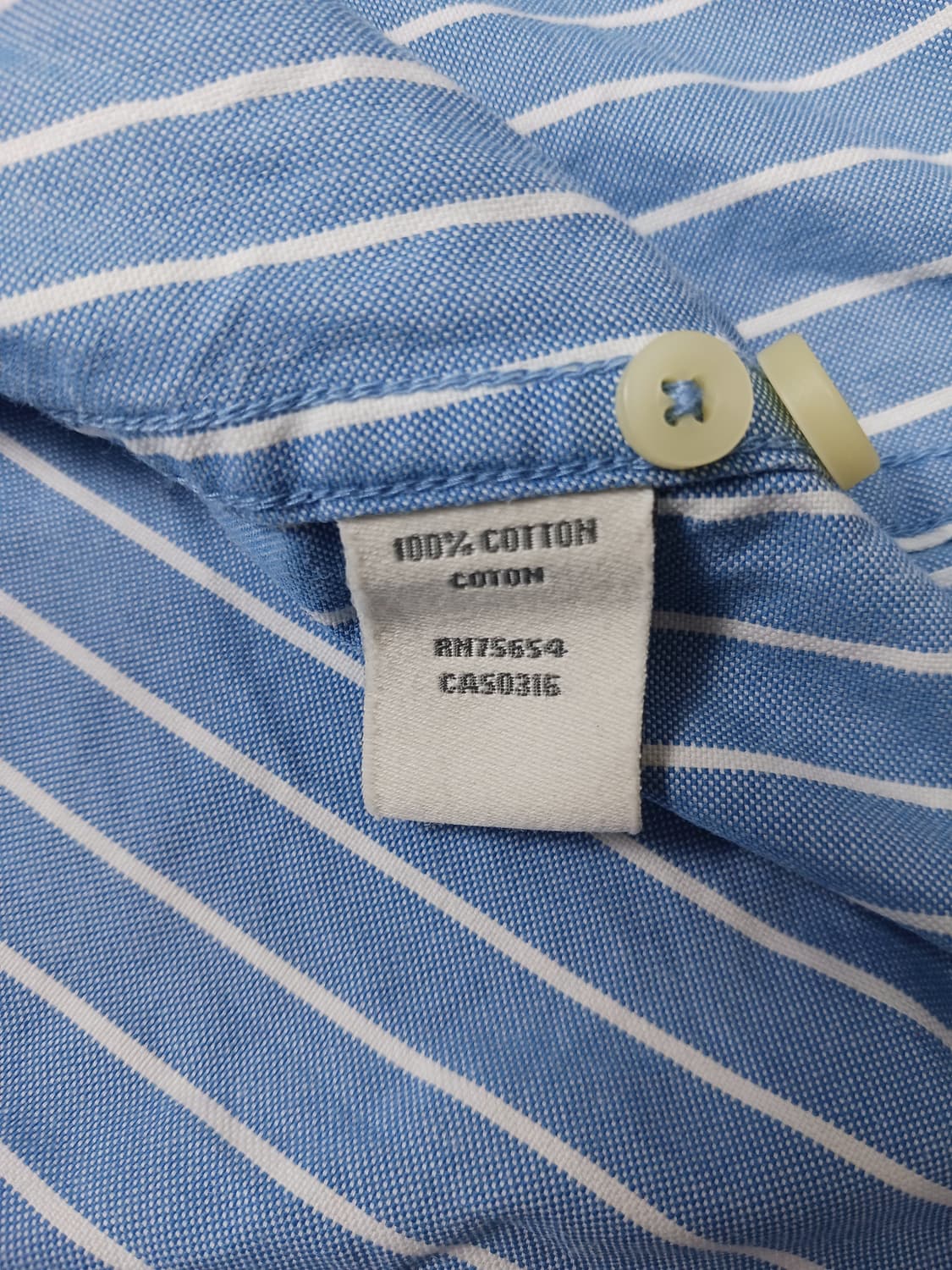 [2XL] 아베크롬비 앤 피치 머슬핏 블루 버튼다운 셔츠 상품이미지7