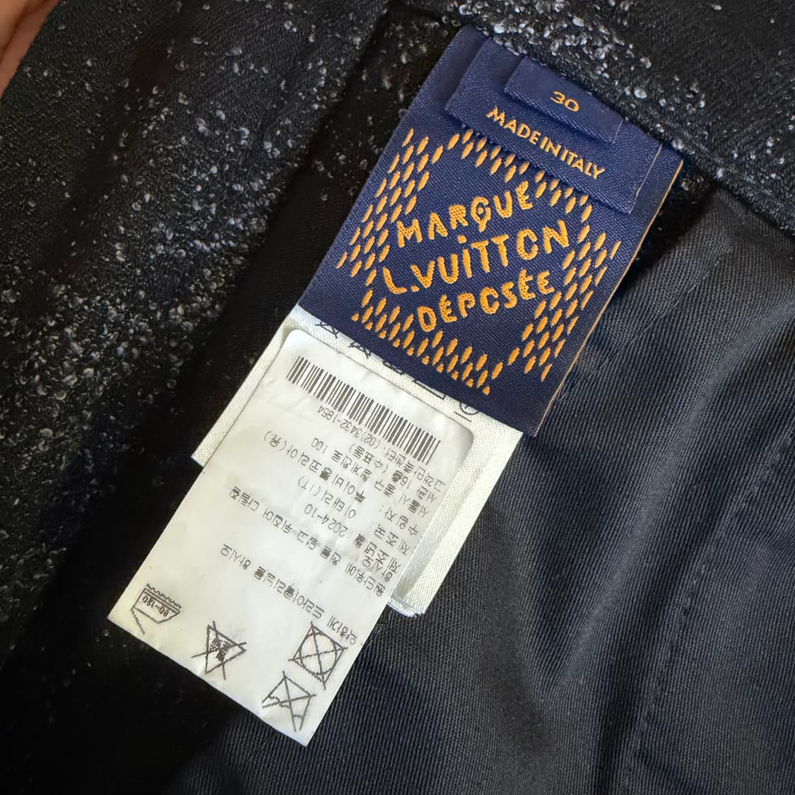 [풀셋⭕️] 루이비통 데님 부클 카펜터 워크웨어 팬츠 (택,인보이스⭕️) 상품이미지8